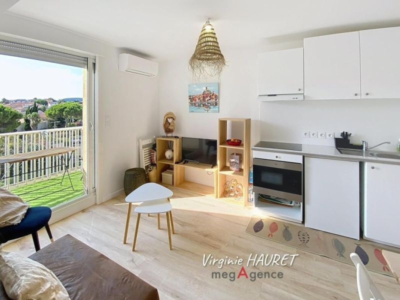 For rent: 1-bedroom apartment, 27 m², terrace, seaside, Gruissan