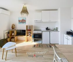For rent: 1-bedroom apartment, 27 m², terrace, seaside, Gruissan