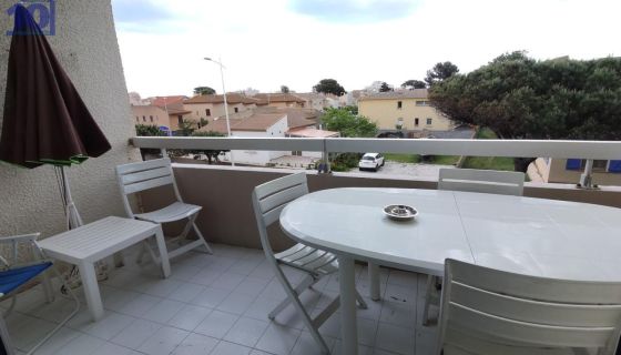 For rent: 2-bedroom apartment, 43 m², terrace, seaside, Valras Plage