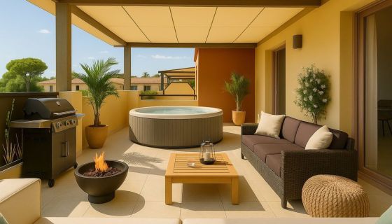 A louer APPARTEMENT T2 42 M2 TERRASSE BORD DE MER BORMES LES MIMOSAS