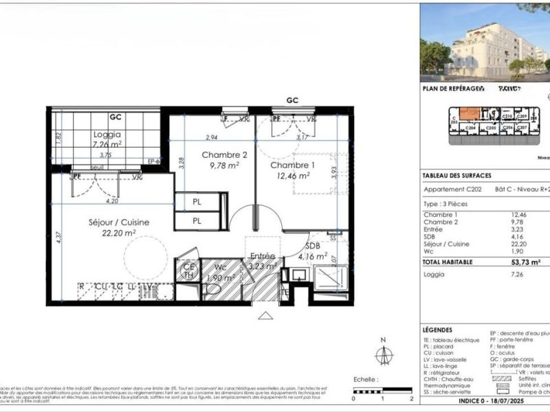 A louer APPARTEMENT T3 53 M2 BORD DE MER LA SEYNE SUR MER
