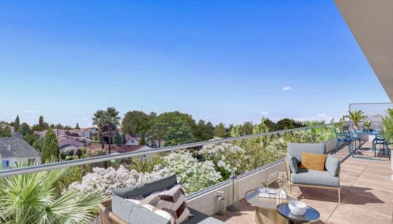 A louer APPARTEMENT DE PRESTIGE T3 61 M2 TERRASSE BORD DE MER SIX FOURS LES PLAGES