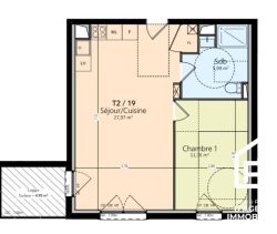 A louer APPARTEMENT NEUF T2 45 M2 BORD DE MER LION SUR MER