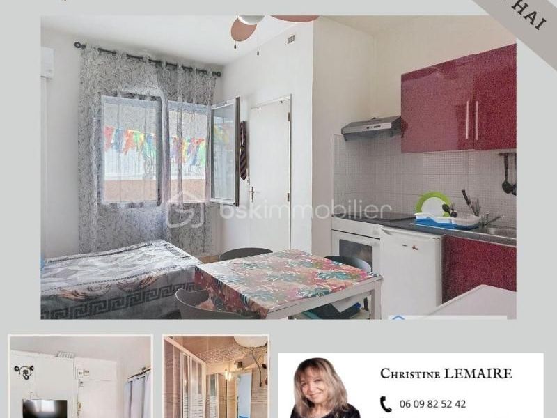 A louer STUDIO  16 M2 BORD DE MER CANET EN ROUSSILLON