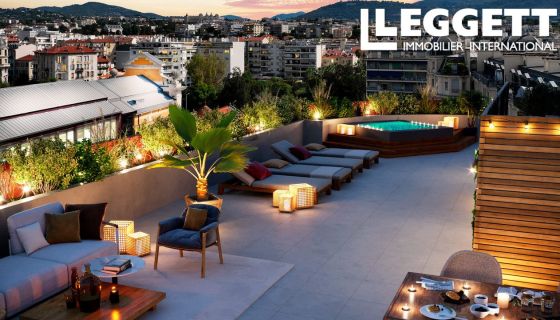 A louer APPARTEMENT NEUF T3 85 M2 TERRASSE BORD DE MER NICE