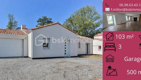 A louer MAISON  D'ARCHITECTE BORD DE MER SAINT JEAN DE MONTS