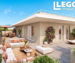 A louer APPARTEMENT NEUF T3 64 M2 TERRASSE BORD DE MER CAGNES SUR MER