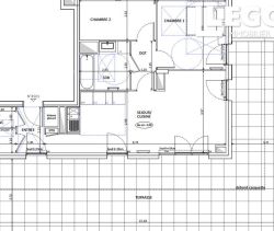 A louer APPARTEMENT NEUF T3 64 M2 TERRASSE BORD DE MER CAGNES SUR MER