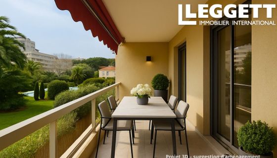 A louer APPARTEMENT DE PRESTIGE T2 50 M2 TERRASSE BORD DE MER NICE