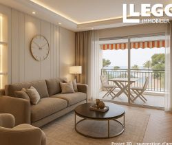 For rent: 2-bedroom apartment, 71 m², terrace, seaside, Saint-Laurent-du-Var