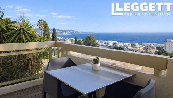 A louer APPARTEMENT DE PRESTIGE T2 56 M2 TERRASSE VUE MER NICE