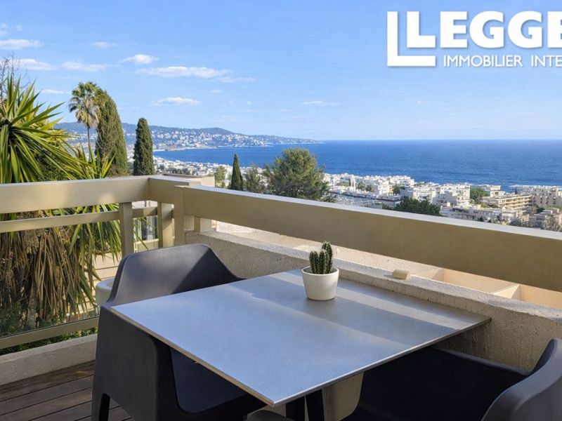 A louer APPARTEMENT DE PRESTIGE T2 56 M2 TERRASSE VUE MER NICE