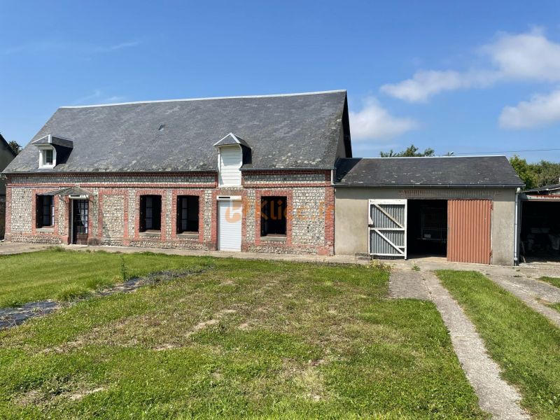 A vendre PROPRIETE EN BRIQUES ET SILEX 90 M&sup2; PROCHE MER ET COMMERCE  Sassetot-le-Mauconduit