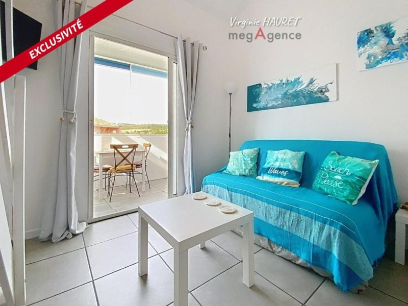 For rent: 1-bedroom apartment, 27 m², beachfront, Narbonne