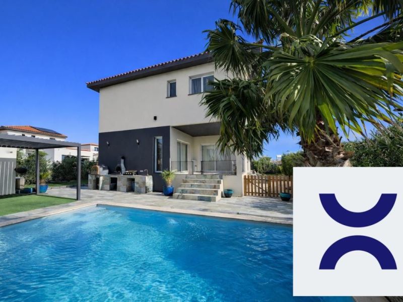 Contemporary house for rent in Villelongue de la Salanque