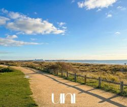 For rent: Brand new 1-bedroom apartment, 59 m², beachfront, Merville-Franceville-Plage