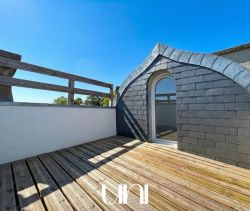 For rent: Brand new 3-bedroom duplex apartment, 66 m², terrace, Caen
