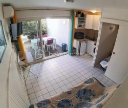 For rent: 1-bedroom apartment, 22 m², terrace, seaside, Leucate