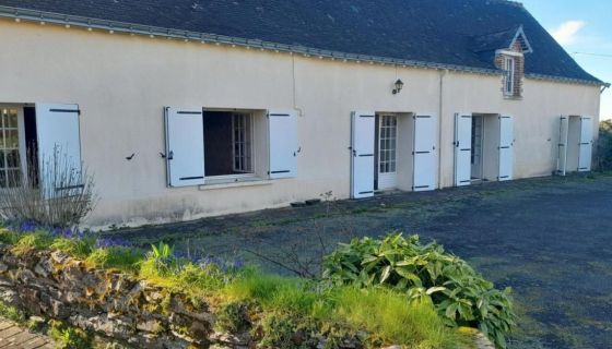 For rent: 6-room farmhouse, 111 m², red