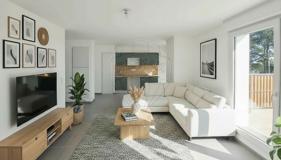 PISO DE 3 HABITACIONES 55 M2 CON TERRAZA COUERON