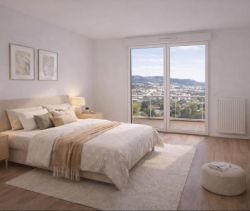 For rent: 2-bedroom apartment, 62 m², terrace with sea view, Nice