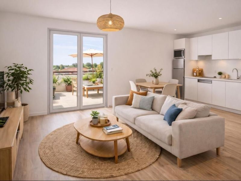 A louer APPARTEMENT T2 39 M2 TERRASSE BORD DE MER LE BARCARES