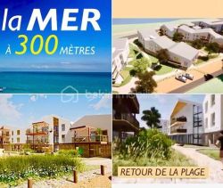 A louer APPARTEMENT NEUF T3 54 M2 TERRASSE BORD DE MER SANGATTE