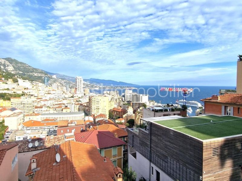 Luxury 1-bedroom apartment for rent, 33 m², with sea view in Beausoleil