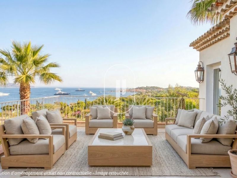 Se vende: casa de 6 habitaciones, 250 m², vistas al mar, Gassin