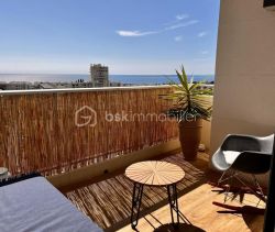For rent: 2-bedroom apartment, 72 m², terrace, sea view, Antibes