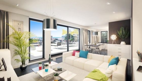A vendre APPARTEMENT DE PRESTIGE T4 75 M2 TERRASSE BORD DE MER LA SEYNE SUR MER