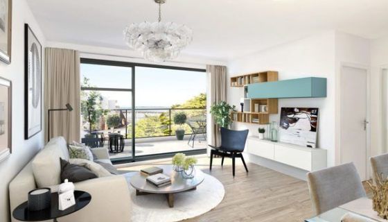 A vendre APPARTEMENT DE PRESTIGE T2 46 M2 TERRASSE PLAGE à PIED LA CIOTAT