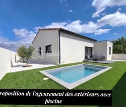 A louer MAISON  4 PIECES 92 M2  LIGNAN SUR ORB