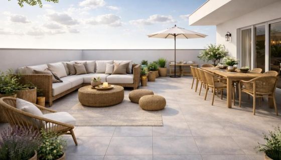 A louer APPARTEMENT DE PRESTIGE T4 94 M2 TERRASSE BORD DE MER LATTES