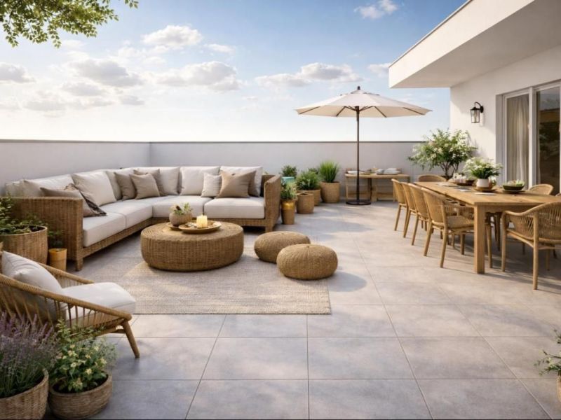 A louer APPARTEMENT DE PRESTIGE T4 94 M2 TERRASSE BORD DE MER LATTES