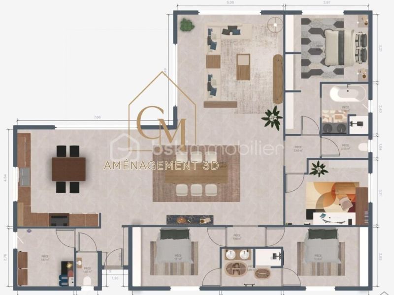 A louer MAISON  CONTEMPORAINE BORD DE MER MONTPELLIER