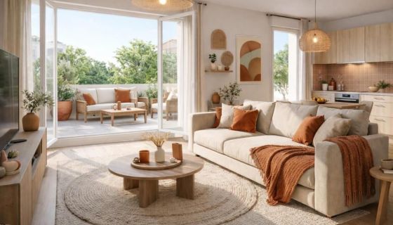 A louer APPARTEMENT T2 49 M2 TERRASSE BORD DE MER SIX FOURS LES PLAGES