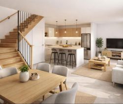 A louer APPARTEMENT DUPLEX T4 90 M2 TERRASSE BORD DE MER ANTIBES