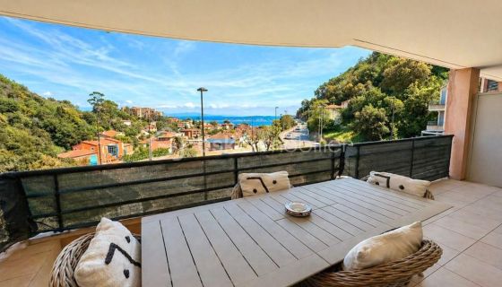 A louer APPARTEMENT T3 67 M2 TERRASSE VUE MER THEOULE SUR MER