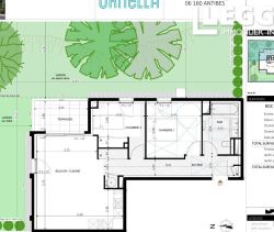 A louer APPARTEMENT T3 63 M2 BORD DE MER ANTIBES