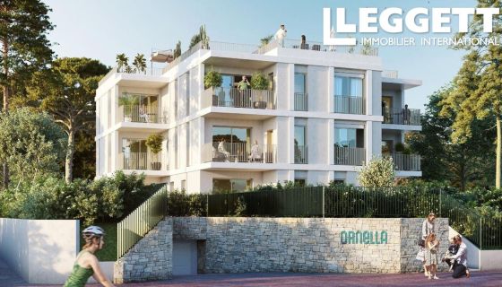 A louer APPARTEMENT DE PRESTIGE NEUF T3 68 M2 TERRASSE BORD DE MER ANTIBES
