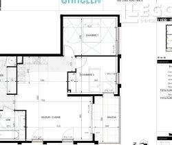 A louer APPARTEMENT DE PRESTIGE NEUF T3 68 M2 TERRASSE BORD DE MER ANTIBES