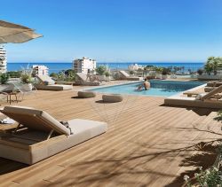 A louer PENTHOUSE DE PRESTIGE T4 112 M2 TERRASSE VUE MER VILLENEUVE LOUBET