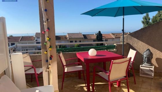 A louer APPARTEMENT T2 28 M2 TERRASSE VUE MER VALRAS PLAGE