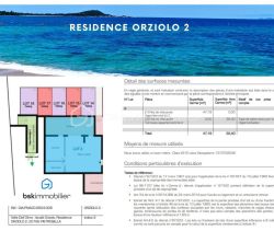 A louer APPARTEMENT NEUF T2 47 M2 TERRASSE BORD DE MER GROSSETO PRUGNA