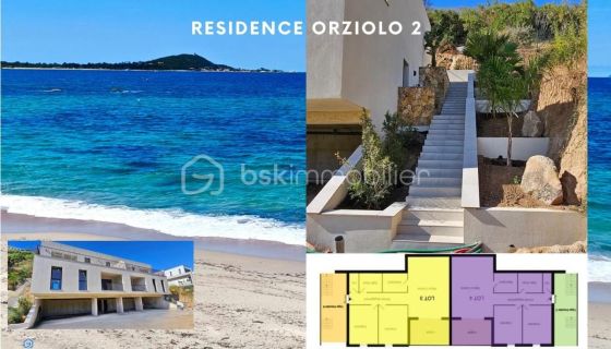A louer APPARTEMENT DE PRESTIGE NEUF T3 71 M2 TERRASSE BORD DE MER GROSSETO PRUGNA