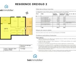 A louer APPARTEMENT DE PRESTIGE NEUF T3 71 M2 TERRASSE BORD DE MER GROSSETO PRUGNA