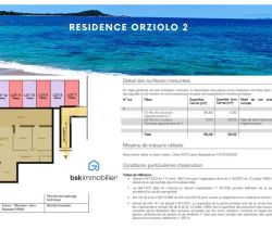 A louer APPARTEMENT DE PRESTIGE NEUF T3 66 M2 TERRASSE BORD DE MER GROSSETO PRUGNA