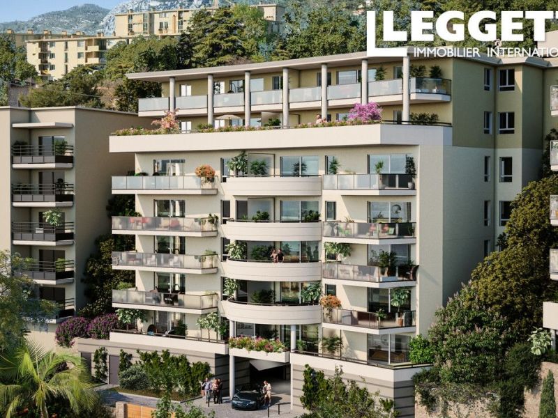 A louer APPARTEMENT DE PRESTIGE NEUF T5 112 M2 TERRASSE VUE MER BEAUSOLEIL