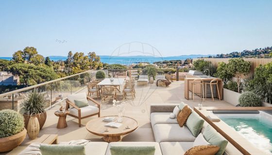 A louer APPARTEMENT DE PRESTIGE T5 151 M2 TERRASSE PLAGE à PIED LE LAVANDOU